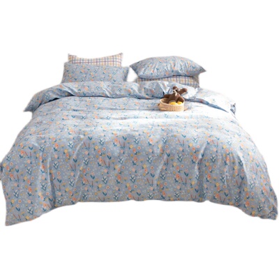 定做100%全棉小碎花双人被罩