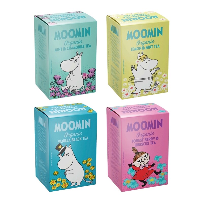 芬兰NORDQVIST暖达芬姆明有机薄荷柠檬袋泡茶夏季冷冲泡饮品礼盒