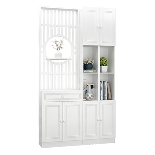 简约现代屏风隔断客厅正对大门玄关柜遮挡入户进门窄鞋柜一体网红