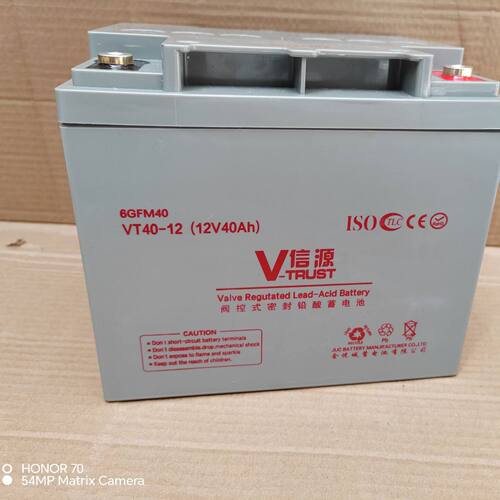 信源蓄电池VT40126GFM40阀控式直流屏消防主机upseps机房专用