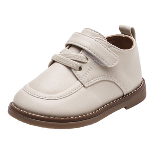 春秋宝宝英伦风加绒黑色小皮鞋女童软底学步鞋单鞋男童婴幼儿童鞋