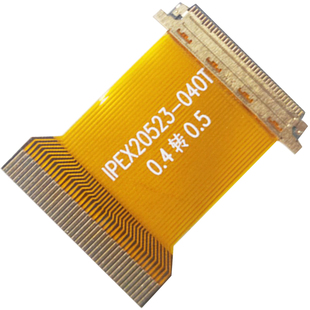 EDP屏排线0.4转0.5mm间距转接头 30pin40芯延长板IPEX-20523-040T