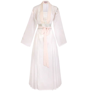 白浅古装中国风仙气汉服轻纱飘逸演出服三生三世十里桃花抖音同款