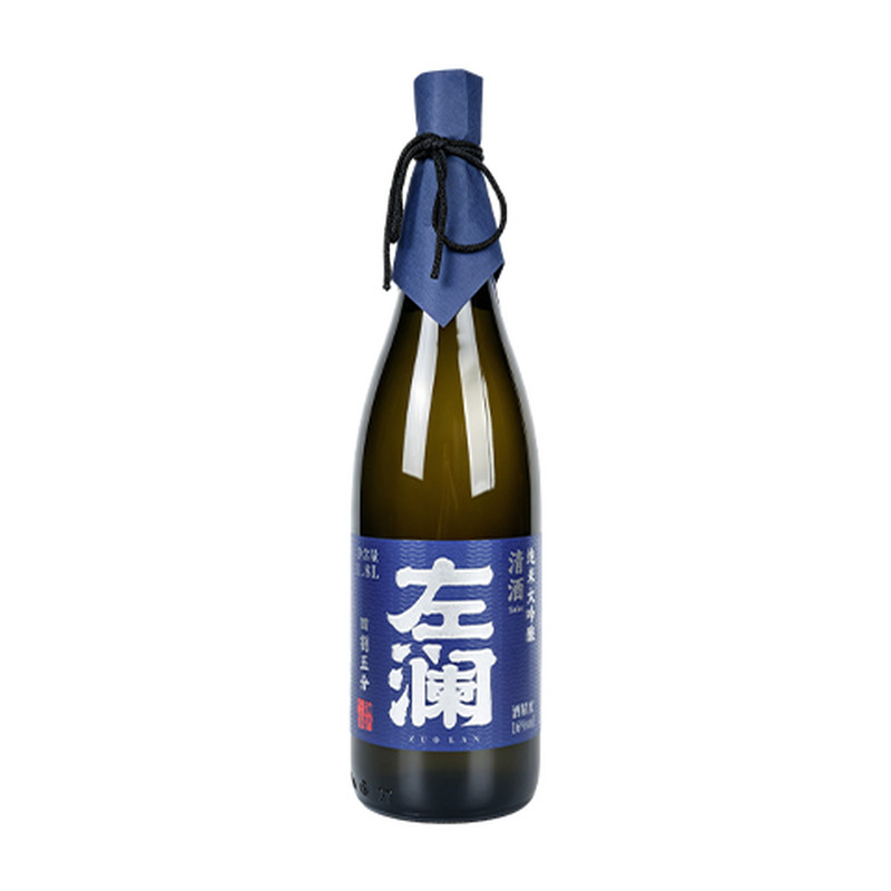 左澜清酒45四割五分1800ml纯米大吟酿清酒洋酒日式米酒发酵酒洋酒