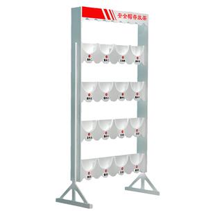 安全帽架  挂墙存放头帽架摆放架车间壁挂式放置架工地展示架头盔