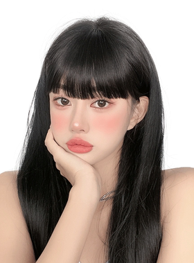 仟丝百变真人发丝漫画齐刘海假发