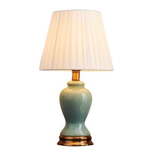 简约现代陶瓷台灯卧室床头灯浪漫温馨浪漫创意灯客厅书房小台灯