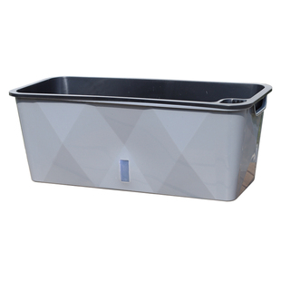 长方形种菜盆家庭阳台蔬菜盆栽植物种植箱自吸水懒人蓄水双层花盆