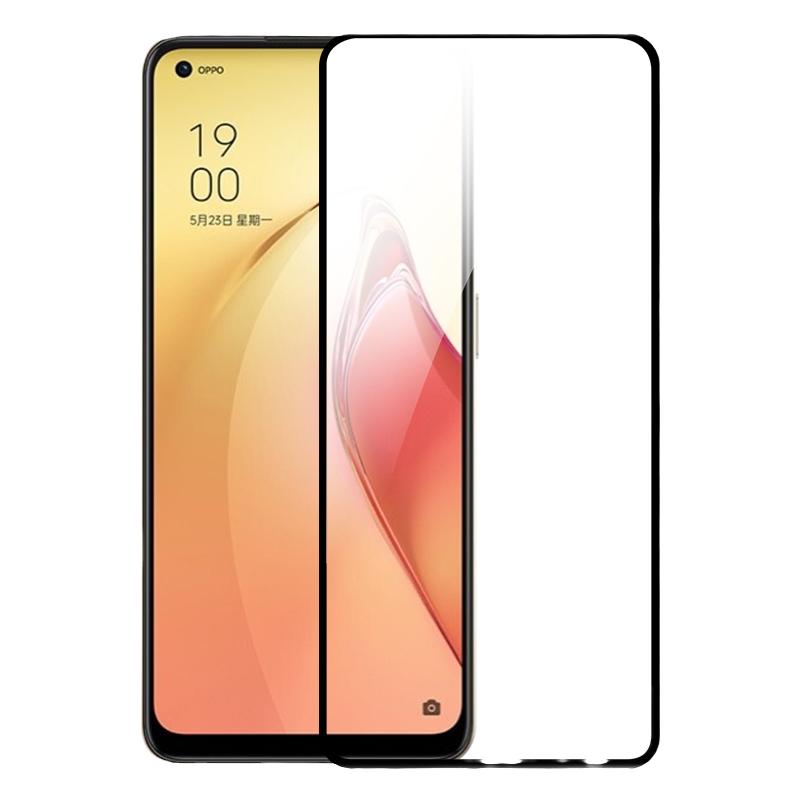 适用opporeno8钢化膜rneo8pro手机膜oppo全屏reno+reon防摔opporone85g保护opporen的opop人opρoreno贴膜por