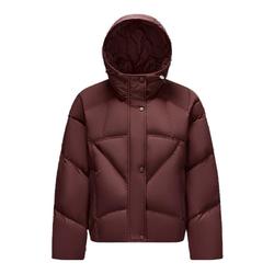 森马90绒子三防oversize羽绒服女