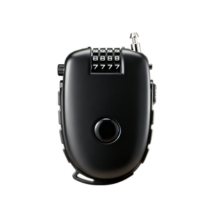 密码锁高铁旅行李箱锁可伸缩4位密码挂锁雪橇滑板加长钢丝头盔锁