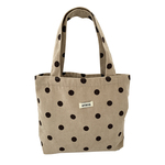 日韩秋冬大容量上班手拎包灯芯绒小包饭盒杂物化妆包手提帆布袋女