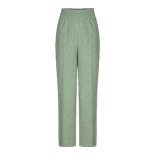 HPLY荷比俪春季新款女舒适松紧腰显瘦西裤休闲裤HYD11410129