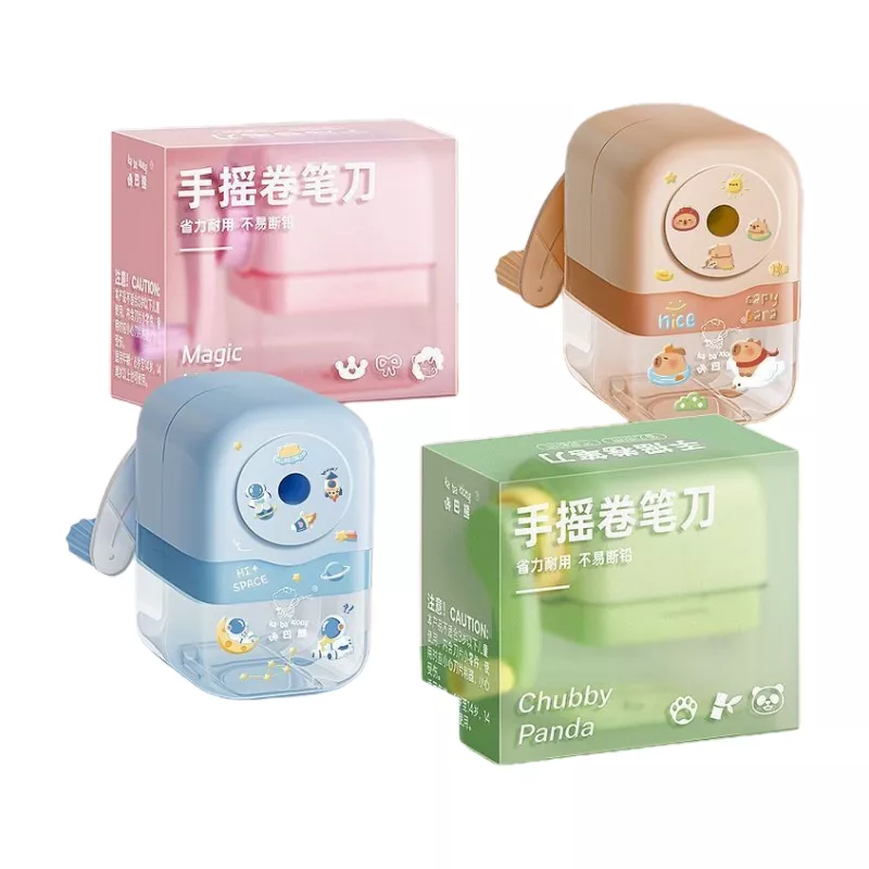 双孔卷笔刀三角形便捷适用