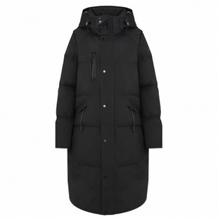 AIMISS爱美斯高充绒量90鹅绒服羽绒服女长款巨好看的冬装羽绒服