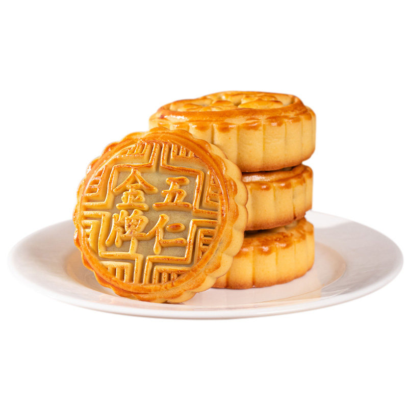 五仁广式月饼传统老式伍仁味