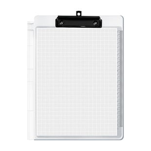 加厚透明亚克力板夹a4文件夹板带笔插高颜值ins学生写字夹板考试垫板中高考试卷收纳整理神器资料夹办公用品