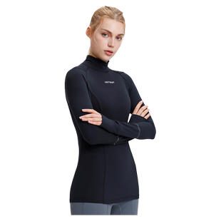 Hotsuit后秀运动T恤女长款春紧身训练服宠肤修身瑜伽外穿上衣