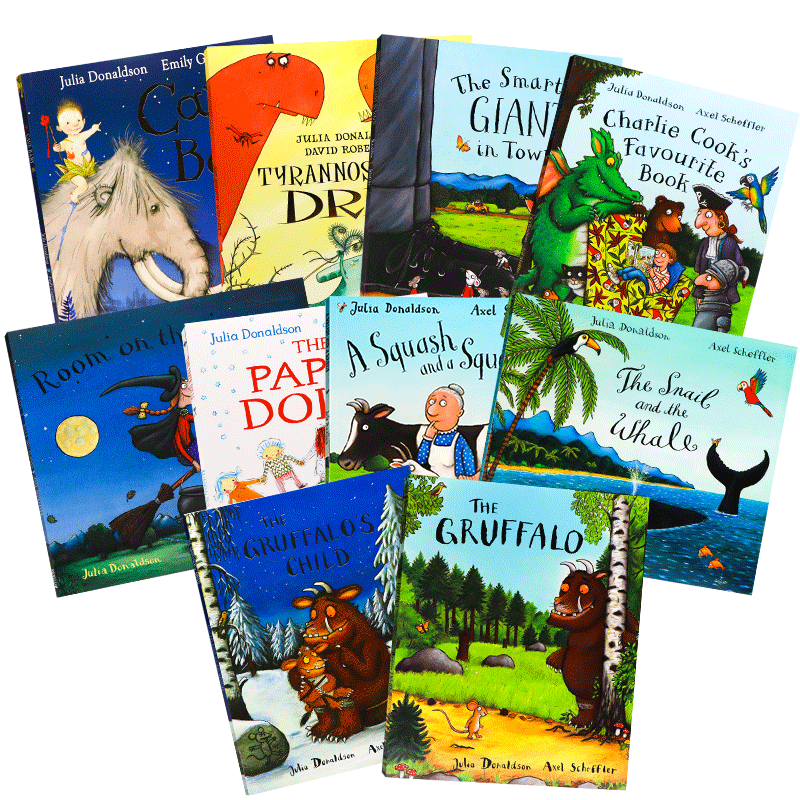 自营咕噜牛英文原版绘本10册