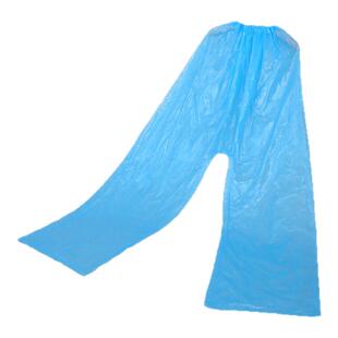 一次性防雨裤加厚封脚防水户外连脚塑料雨裤雨裤套漂流游乐场雨裤