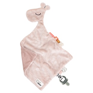 Little丹麦donebydeer  SS25新生儿宝宝动物哄睡安抚巾奶嘴链