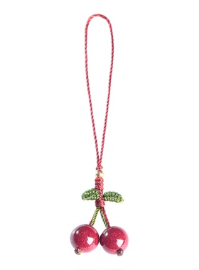 樱桃高含量朱砂手机链本命年