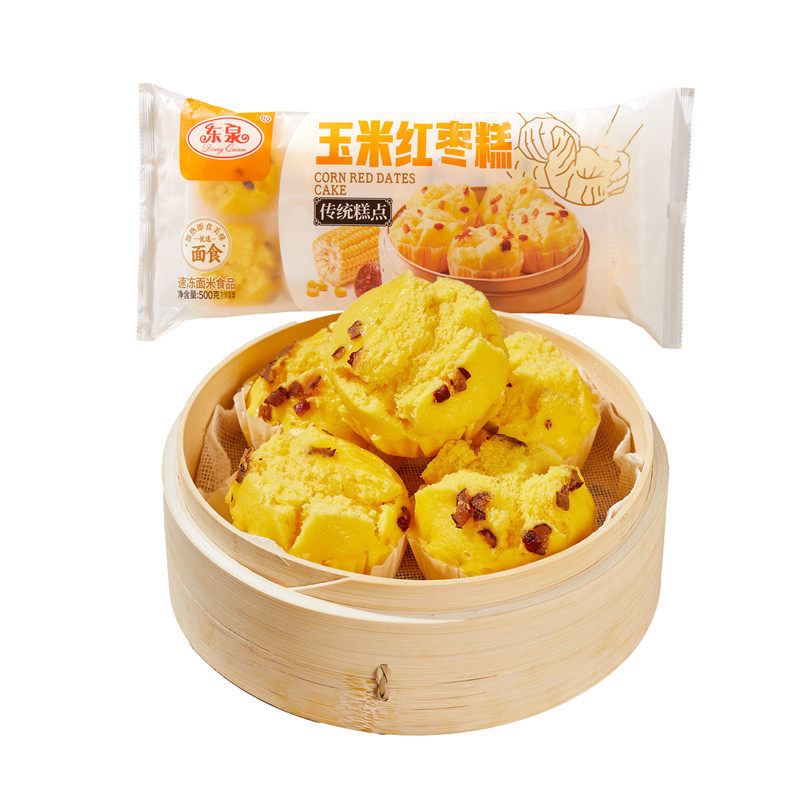 东泉玉米红枣发糕早餐半成品速冻
