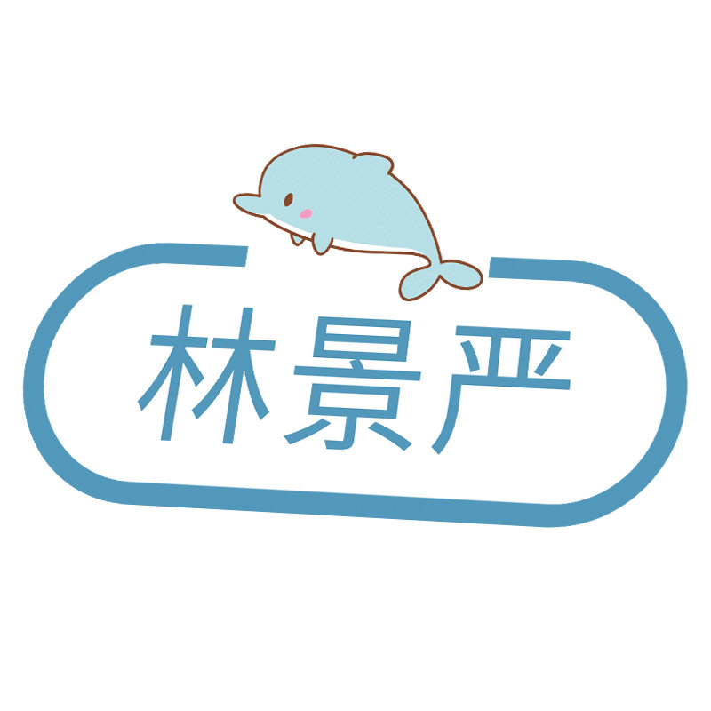 原创设计防水熨烫校服名字贴