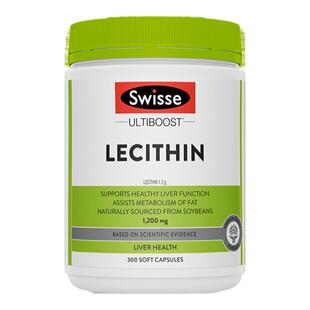 澳洲swisse高血糖血脂血压三高非茶中老年大豆卵磷脂降软胶囊鱼油