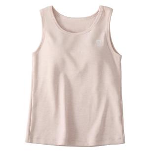 女童保暖背心内穿少女发育期纯棉内衣女孩打底秋冬季免穿文胸长款