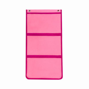 幼儿园美术作品展示袋画画收纳挂袋透明悬挂式墙贴挂钩小教室外墙