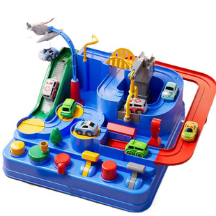 儿童玩具益智3到6岁轨道汽车闯关大冒险小火车宝宝男女孩生日礼物