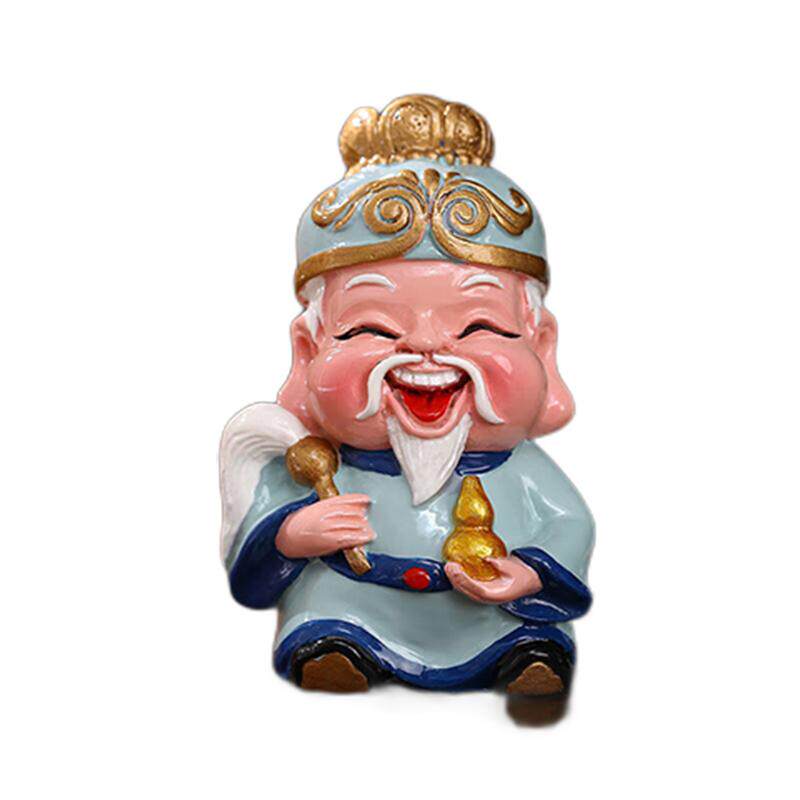 6方财神摆件创意装饰品玄关电视柜店铺开业乔迁工艺品