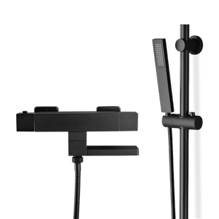 杜拉莱恩铜家用恒温淋浴花洒套装挂墙式混水阀控制沐浴喷头增压