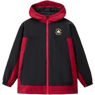 【新年红色两件套】匡威童装儿童风衣摇粒绒内胆男童拒水保暖外套