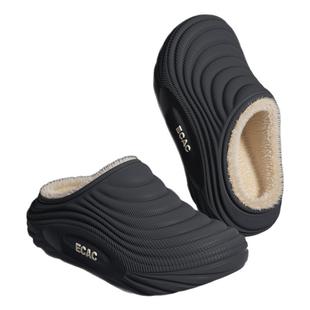 防水棉拖鞋男士冬季2025新款室内家居防滑防臭保暖加绒外穿棉鞋男