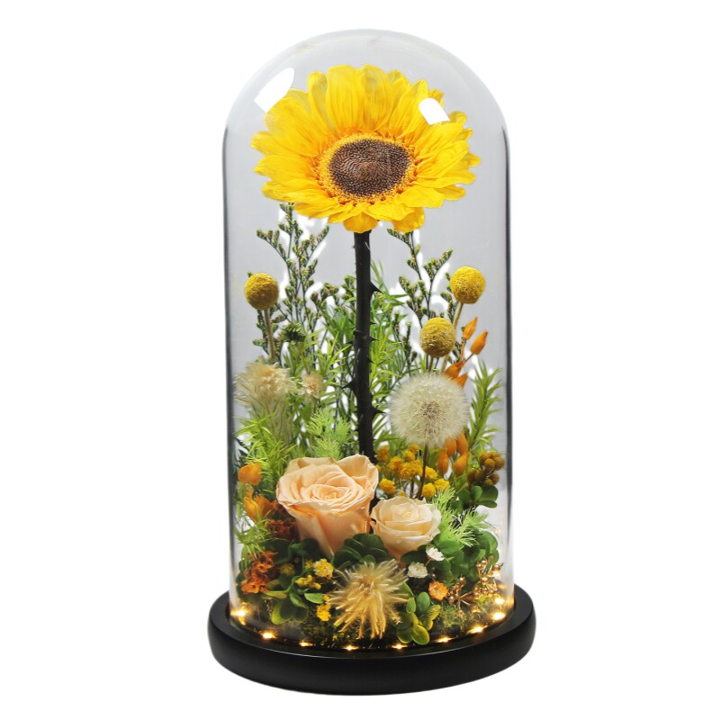 特大号向日葵永生花摆件教师节