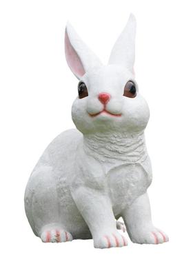 仿真户外兔子造景卡通