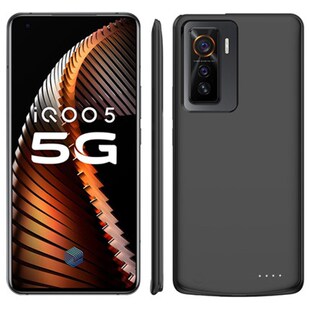 适用VIVOIQOO5背夹电池IQOO5PRO背夹充电宝iqooneo5无线充电iqoo7手机壳iQOO Neo5专用移动电源超薄大容量