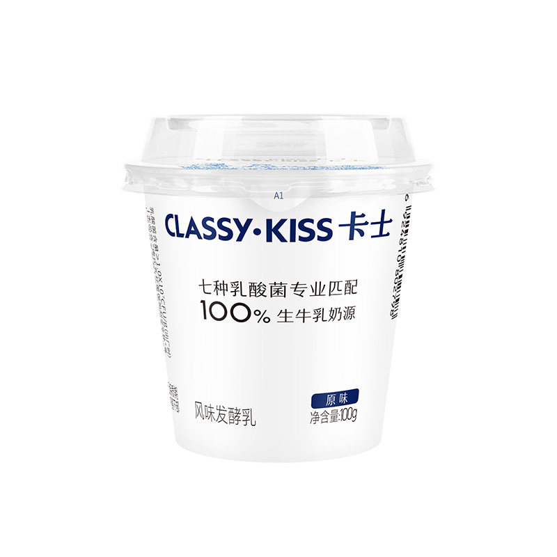 卡士100g杯酸风味发酵乳