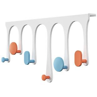 不限门厚创意门后挂钩门上挂衣架卧室静音无痕衣服包包收纳置物架