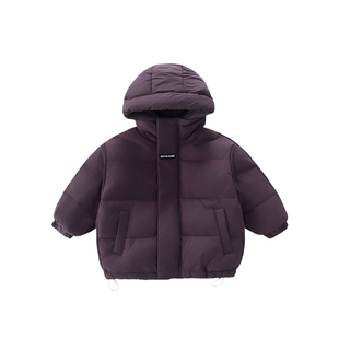女童冬装羽绒服加厚2025新款宝宝可爱连帽外套冬季儿童小女孩衣服