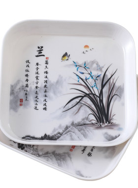 方形餐桌垃圾碟家用盘子
