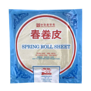 上海南翔春卷皮200g*3袋油炸点心春卷薄饼皮方家用饼皮