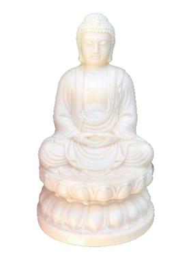 象牙果雕阿弥陀佛大日如来佛祖摆件释迦牟尼客厅家居玄关车载饰品