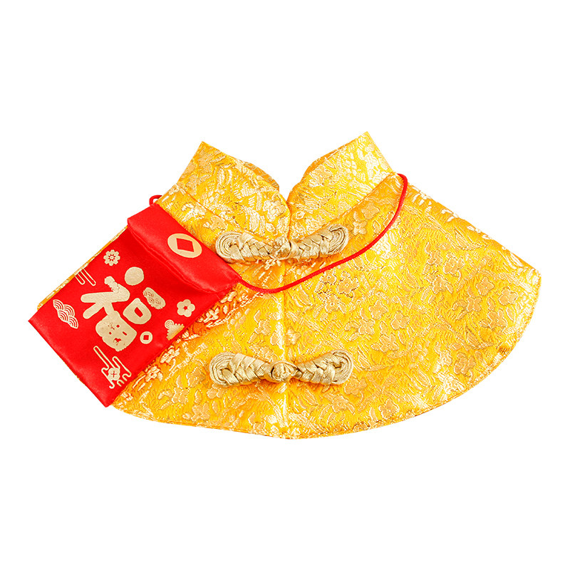 宠物唐装订婚喜庆新年服饰斗篷