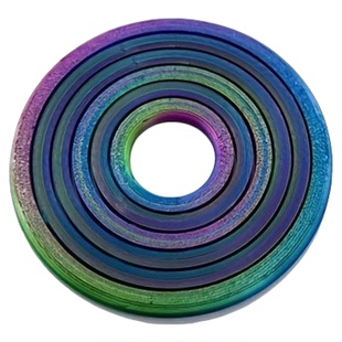 3D打印指尖螺旋解压盘创意减压神器解环益智环星际创意新奇玩具