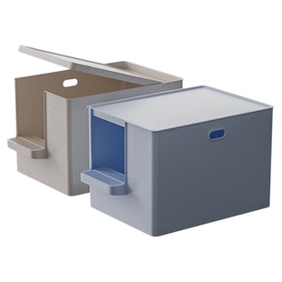 觅凹猫砂盆超大号封闭式家用巨大防臭防带砂外溅围栏meoof猫厕所