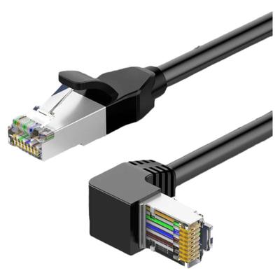 网线家用弯头直角90度宽带6六类千兆电脑路由器高速L型连接网络线