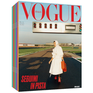 订阅/单期】VOGUE意大利版2025全年12期杂志订购 服饰与美容女性时尚杂志 2023/24年国外欧洲时装周过期杂志期刊